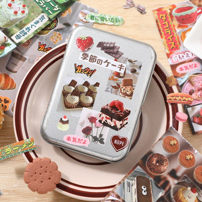 Japanese - Style Dessert Collage Sticker Books - The Kawaii Nest