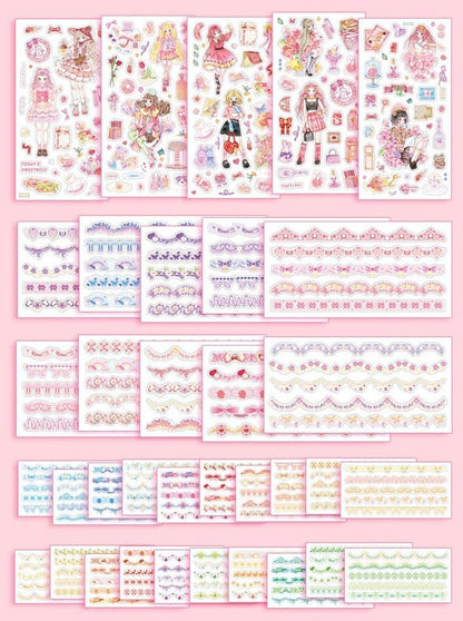 Journal Page Borders ~ Sticker Books - The Kawaii Nest