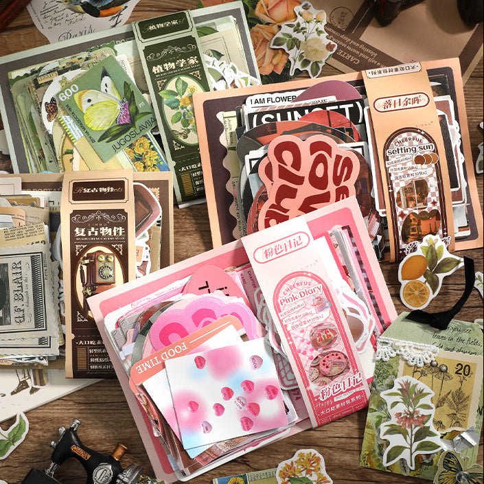 Journal Scrapbook Packs ~ 200 Pieces - The Kawaii Nest