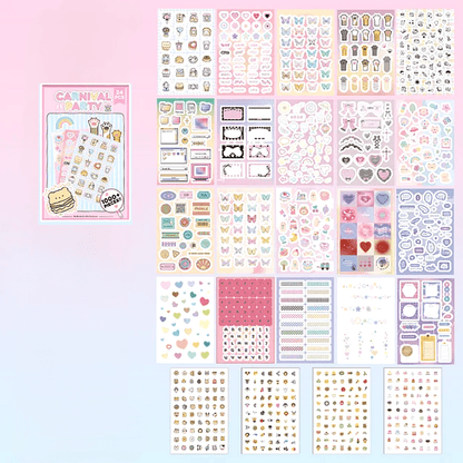 Kawaii Deco Sticker Books ~ 1000+ Stickers - The Kawaii Nest