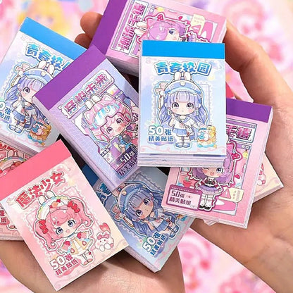 Kawaii Mini Dress - Up Doll Sticker Books - The Kawaii Nest