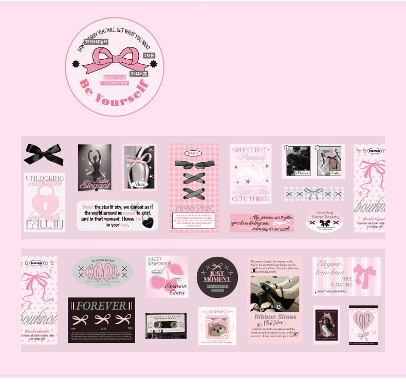 Korean - Style Deco Sticker Roll - The Kawaii Nest