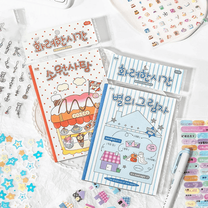 Korean Style P.E.T Sticker Books - The Kawaii Nest
