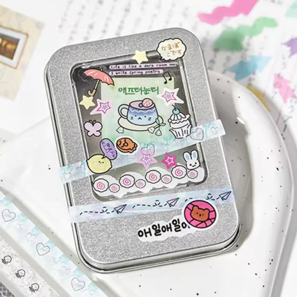 korean style pet sticker books decorate example