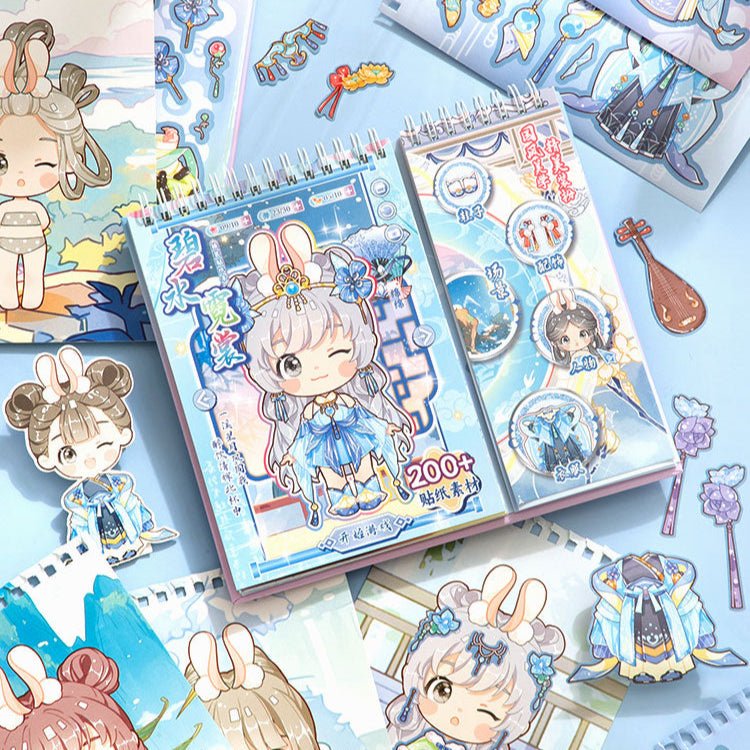 Little Princess ~ Dress - Up Dolls Flip Books - The Kawaii Nest