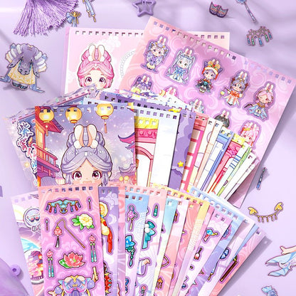 Little Princess ~ Dress - Up Dolls Flip Books - The Kawaii Nest