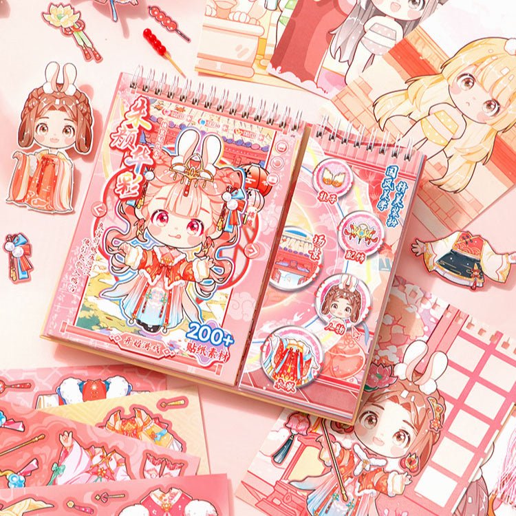 Little Princess ~ Dress - Up Dolls Flip Books - The Kawaii Nest