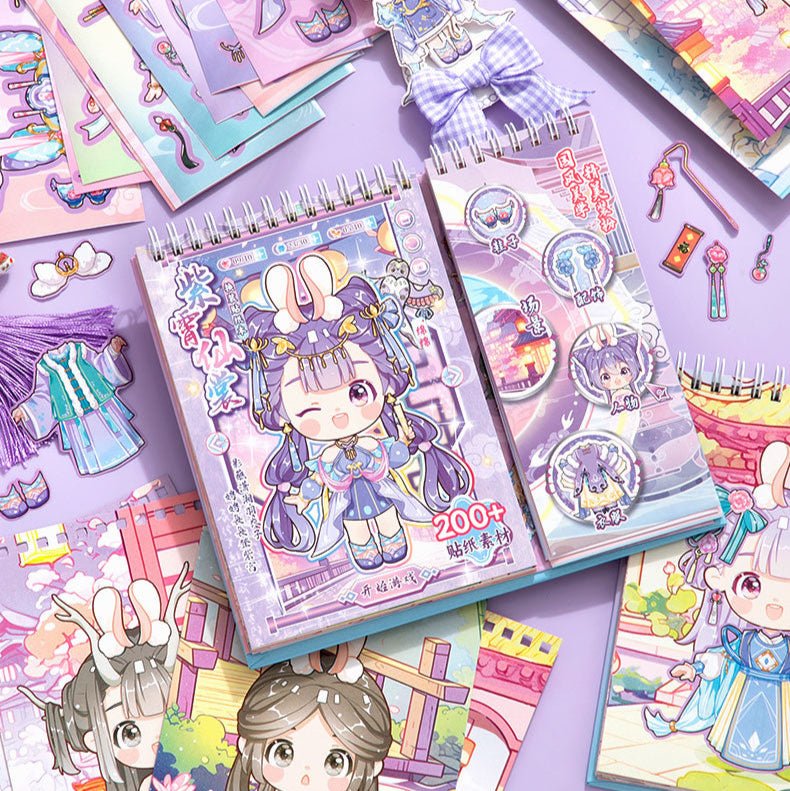 Little Princess ~ Dress - Up Dolls Flip Books - The Kawaii Nest