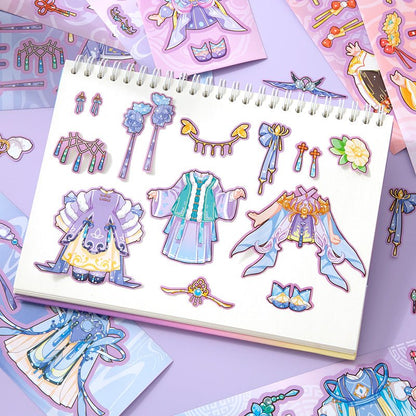 Little Princess ~ Dress - Up Dolls Flip Books - The Kawaii Nest