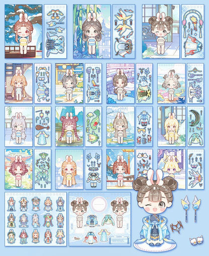 Little Princess ~ Dress - Up Dolls Flip Books - The Kawaii Nest