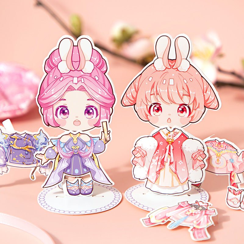 Little Princess ~ Dress - Up Dolls Flip Books - The Kawaii Nest
