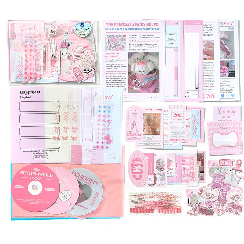 Love Story ~ Clear Folder Journaling / Scrapbooking Pack - The Kawaii Nest