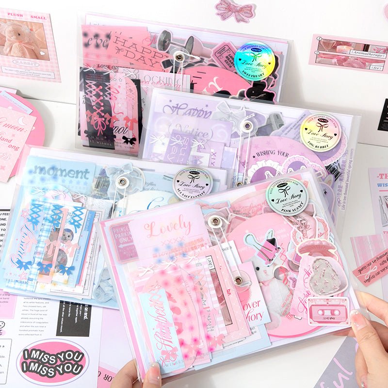 Love Story ~ Clear Folder Journaling / Scrapbooking Pack - The Kawaii Nest