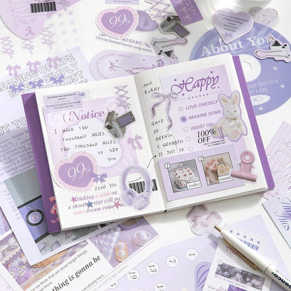 Love Story ~ Clear Folder Journaling / Scrapbooking Pack - The Kawaii Nest