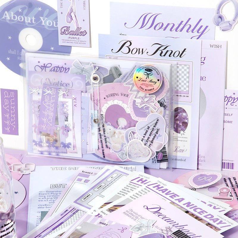 Love Story ~ Clear Folder Journaling / Scrapbooking Pack - The Kawaii Nest