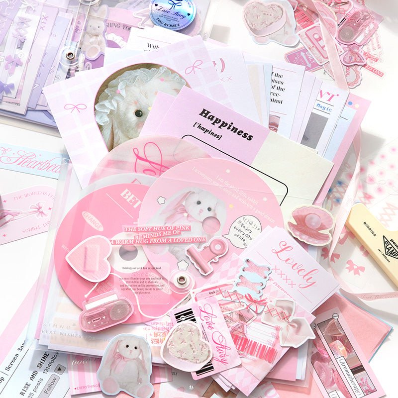 Love Story ~ Clear Folder Journaling / Scrapbooking Pack - The Kawaii Nest