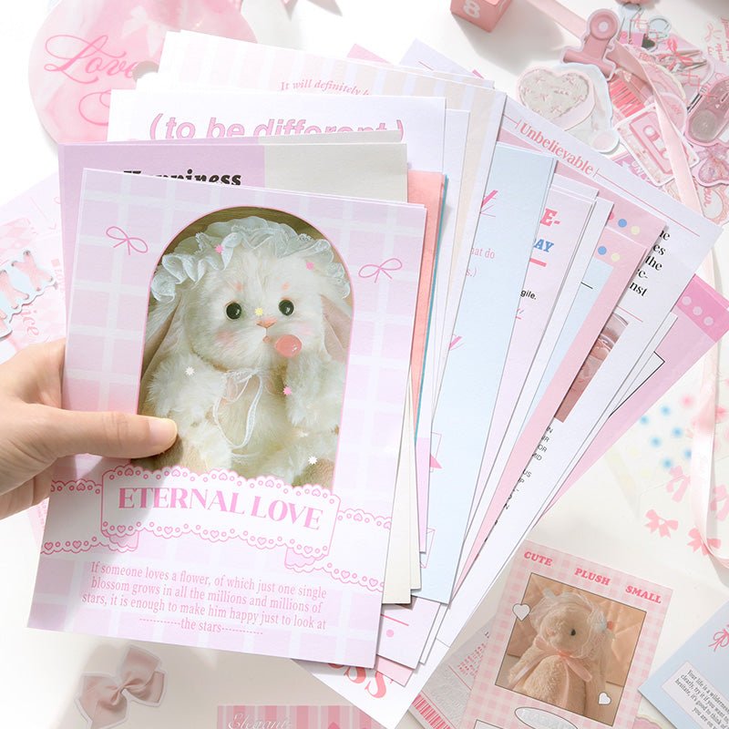 Love Story ~ Clear Folder Journaling / Scrapbooking Pack - The Kawaii Nest