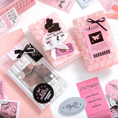 Material Papers & Stickers Pack ~ 160 Pieces - The Kawaii Nest