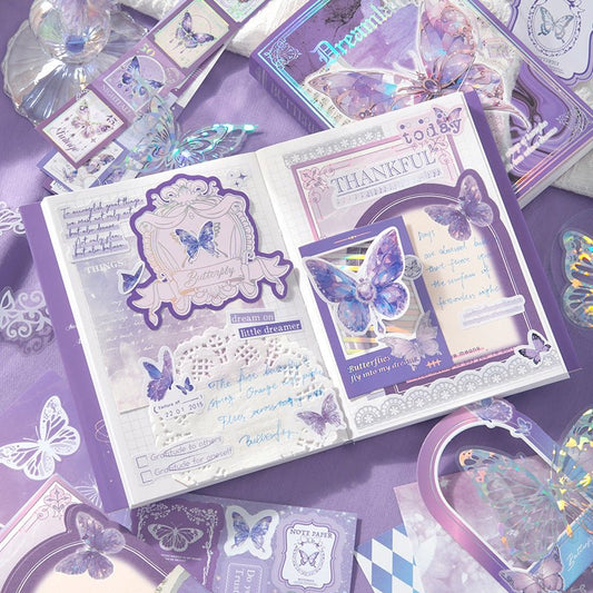 Moonlight Serenade ~ Butterfly Journal Set - The Kawaii Nestjournals