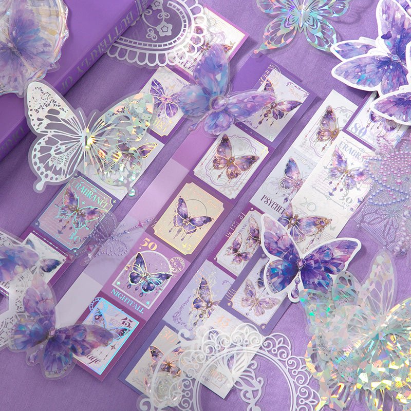Moonlight Serenade ~ Butterfly Journal Set - The Kawaii Nestjournals