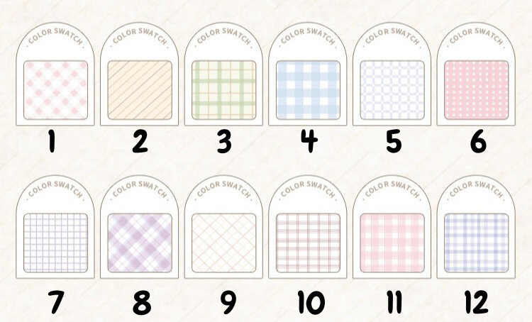Pastel Washi Tape Patterns - The Kawaii Neststickers