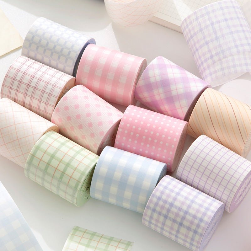 Pastel Washi Tape Patterns - The Kawaii Nest