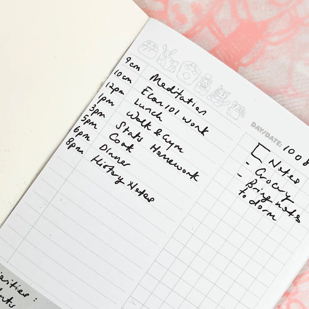 Pocket Planner ~ Day - to - a - Page ~ A6 - The Kawaii Nest