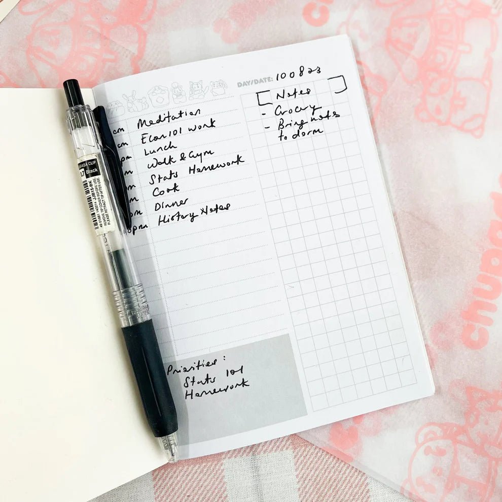 Pocket Planner ~ Day - to - a - Page ~ A6 - The Kawaii Nest