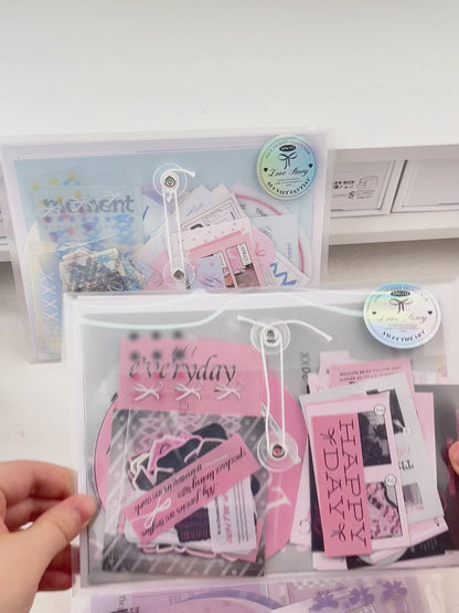 Love Story ~ Clear Folder Journaling / Scrapbooking Pack