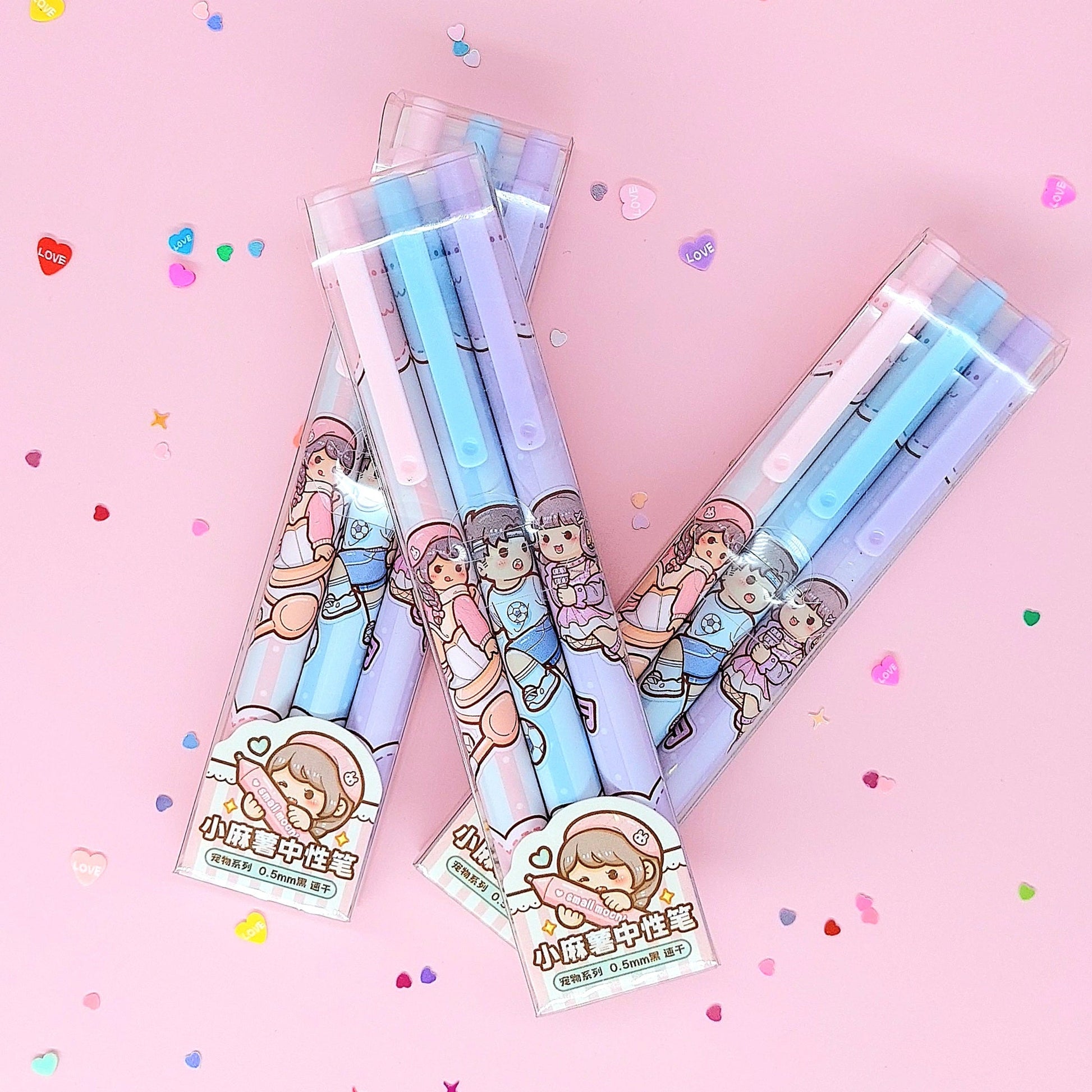 Small Mochi 3 Pen Pack - The Kawaii Nest