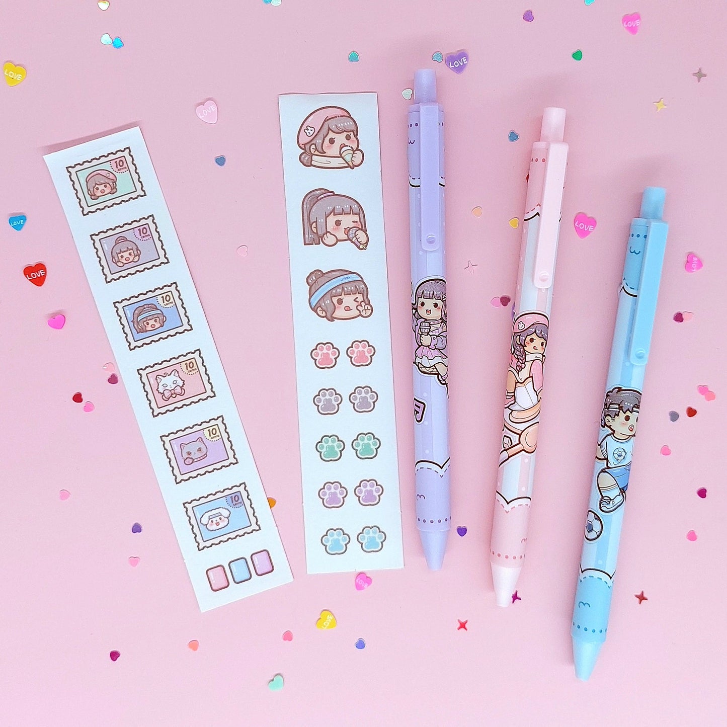 Small Mochi 3 Pen Pack - The Kawaii Nest
