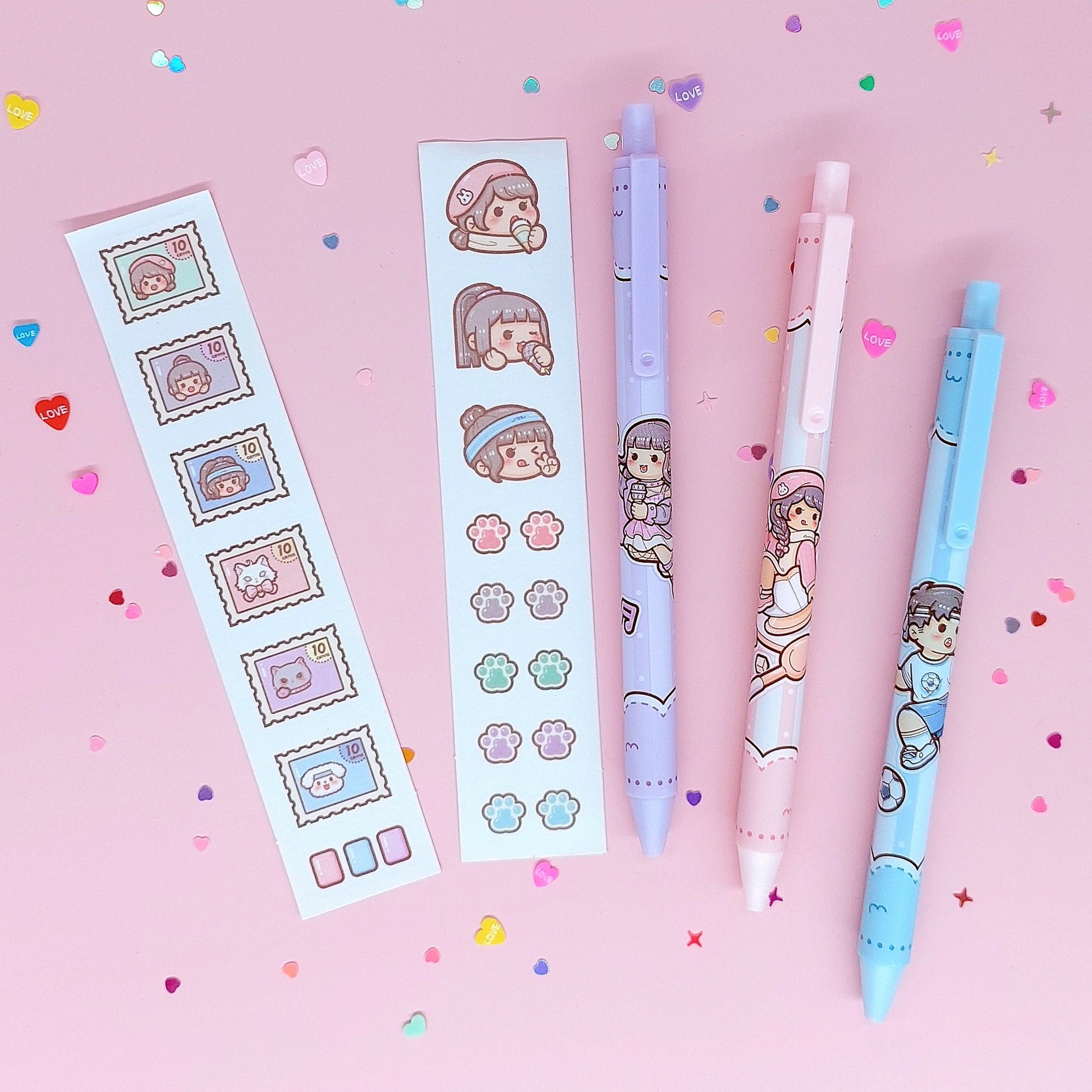 Small Mochi 3 Pen Pack - The Kawaii Nest