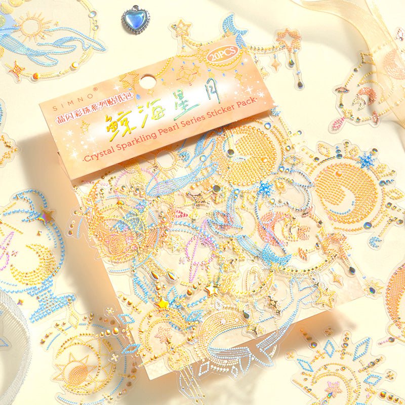 Sparkling Crystal Sticker Packs - The Kawaii Nest