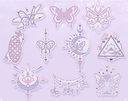 Sparkling Crystal Sticker Packs - The Kawaii Nest