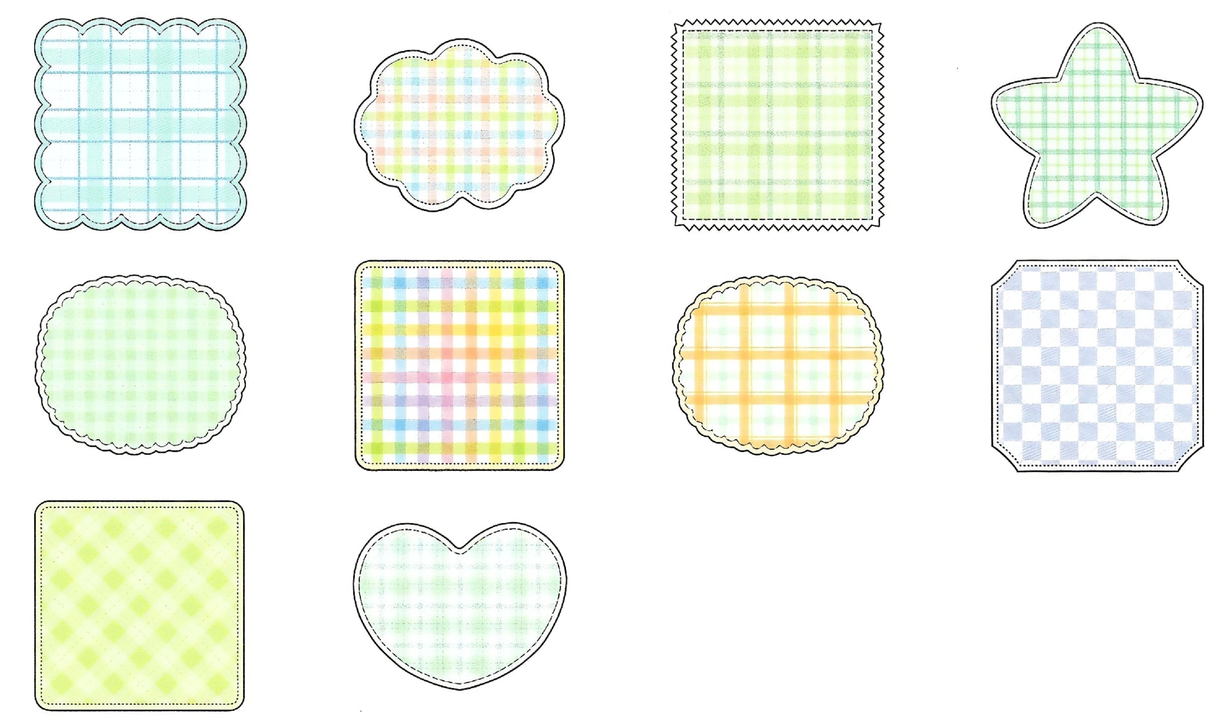 Special Shaped Note Papers for Easy Kawaii Journal Scrapbooking – The ...