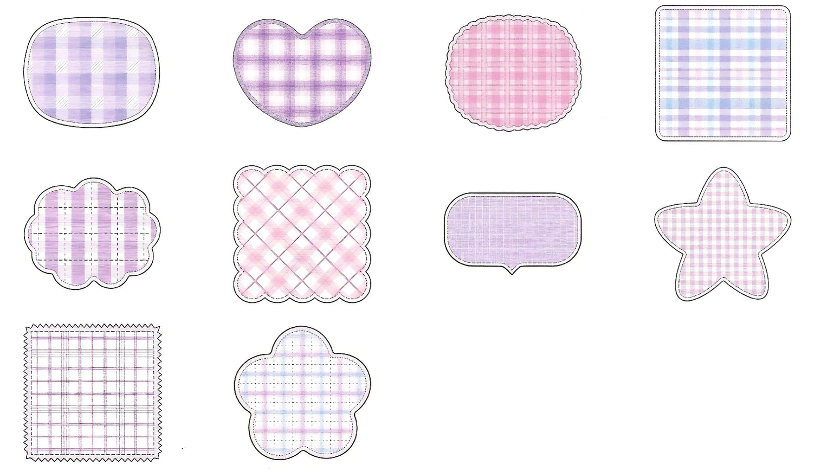 Special Shaped Note Papers for Easy Kawaii Journal Scrapbooking – The ...