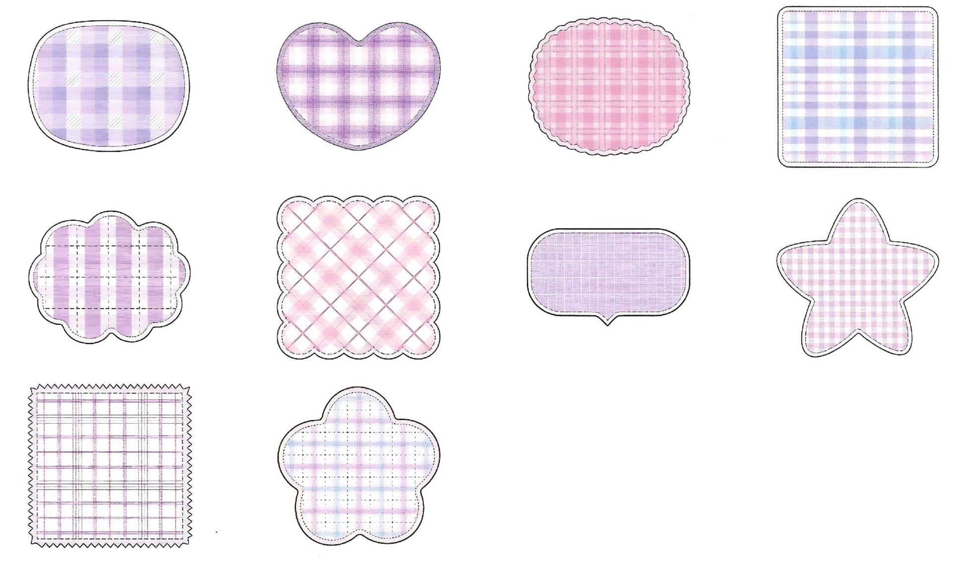 Special Shaped Kawaii Note Papers - The Kawaii Nest