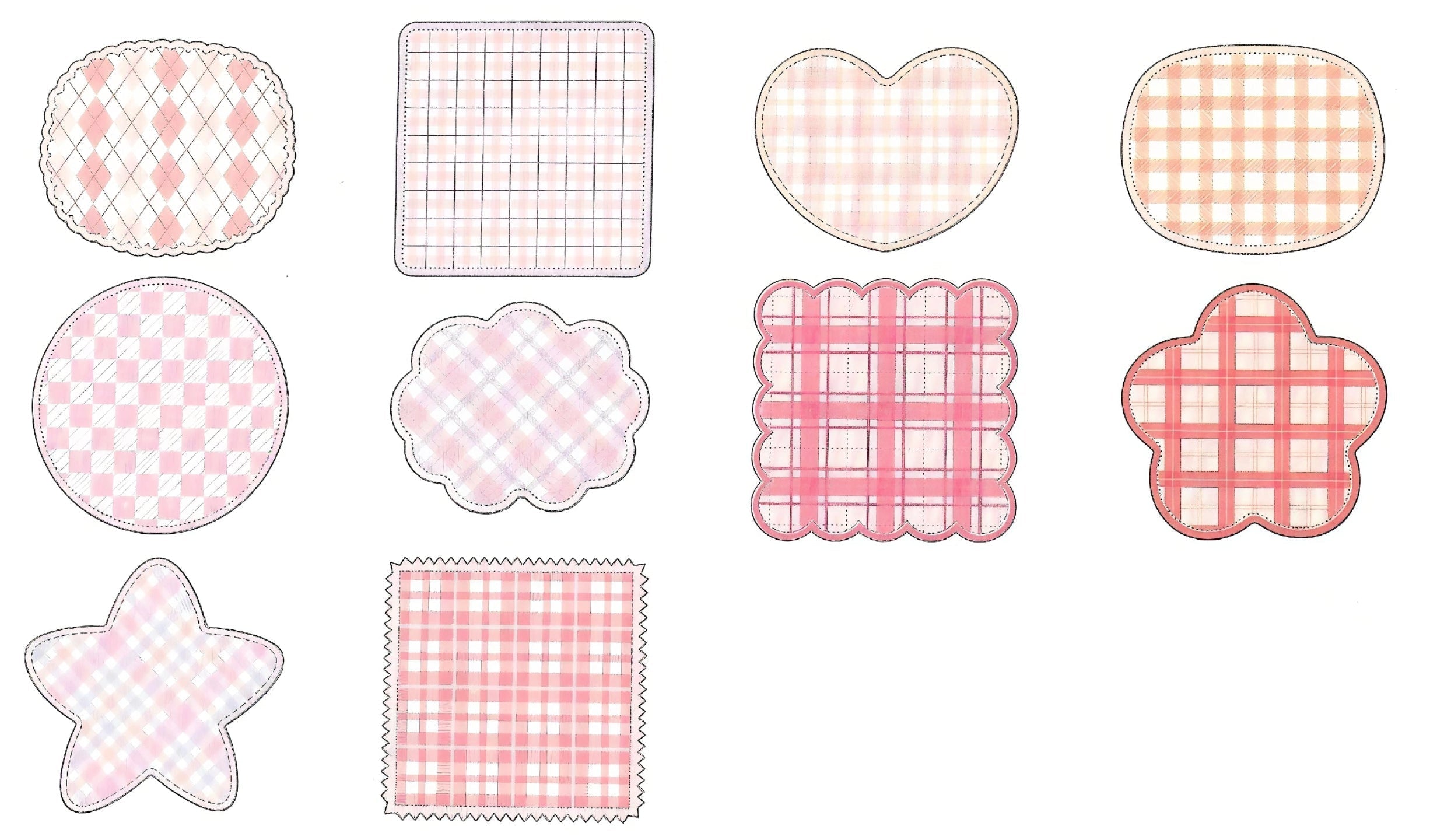 Special Shaped Note Papers for Easy Kawaii Journal Scrapbooking – The ...