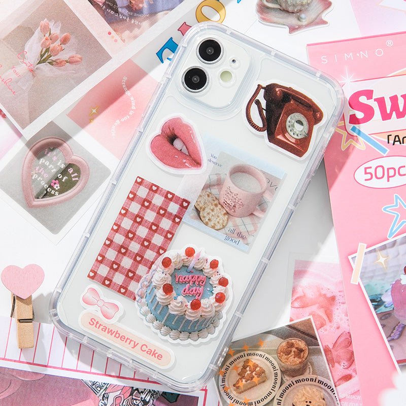 Sweet Party ~ Washi Sticker and Journaling Paper Book ~ 50 Pages - The Kawaii Nest