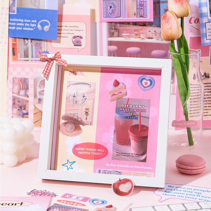 Sweet Party ~ Washi Sticker and Journaling Paper Book ~ 50 Pages - The Kawaii Nest