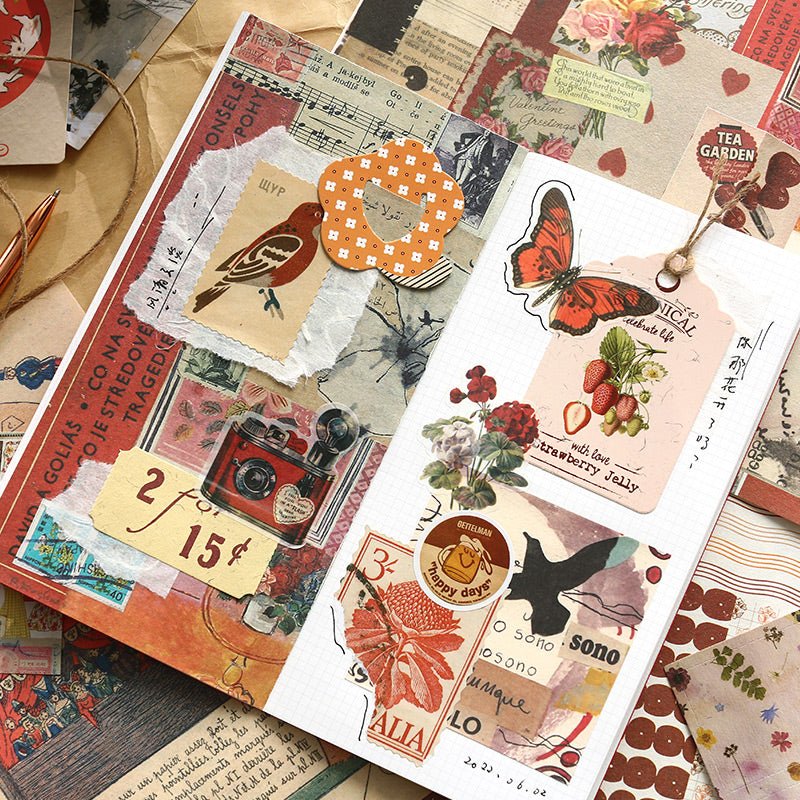 Vintage Journaling / Scrapbooking Set - The Kawaii Nest