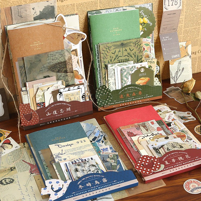 Vintage Journaling / Scrapbooking Set - The Kawaii Nest