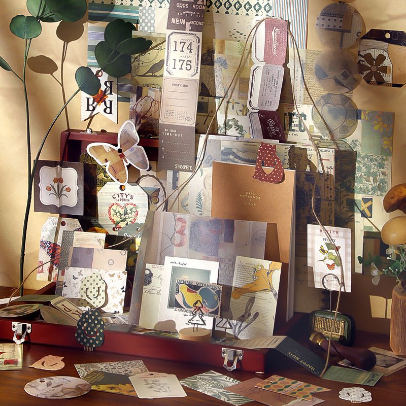 Vintage Journaling / Scrapbooking Set - The Kawaii Nest