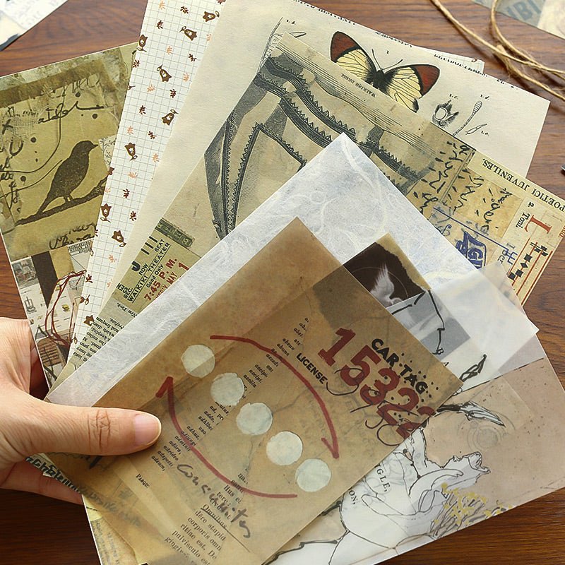 Vintage Journaling / Scrapbooking Set - The Kawaii Nest
