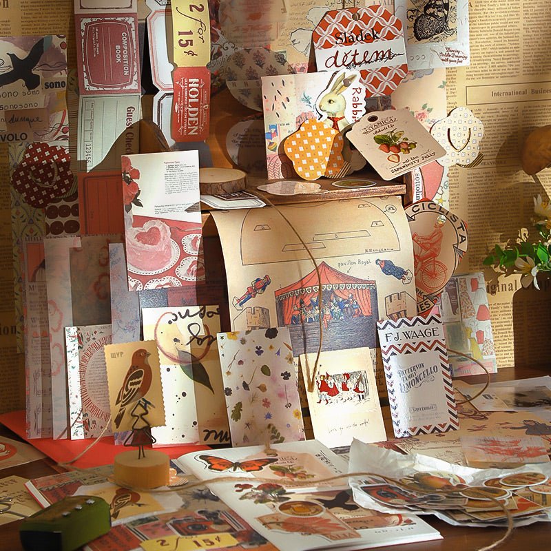 Vintage Journaling / Scrapbooking Set - The Kawaii Nest