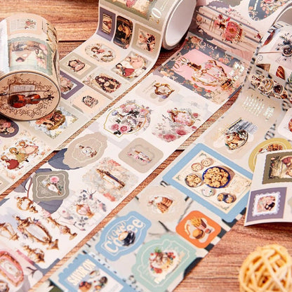 Vintage Kitsch Sticker Rolls - The Kawaii Nest
