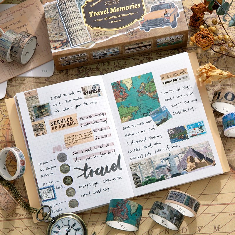 Washi Tape Collector Box – 18 Roll Set - The Kawaii Nest