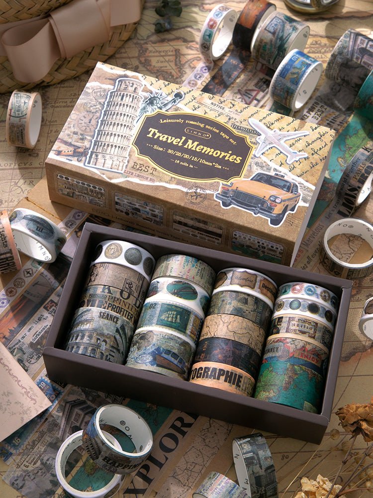 Washi Tape Collector Box – 18 Roll Set - The Kawaii Nest