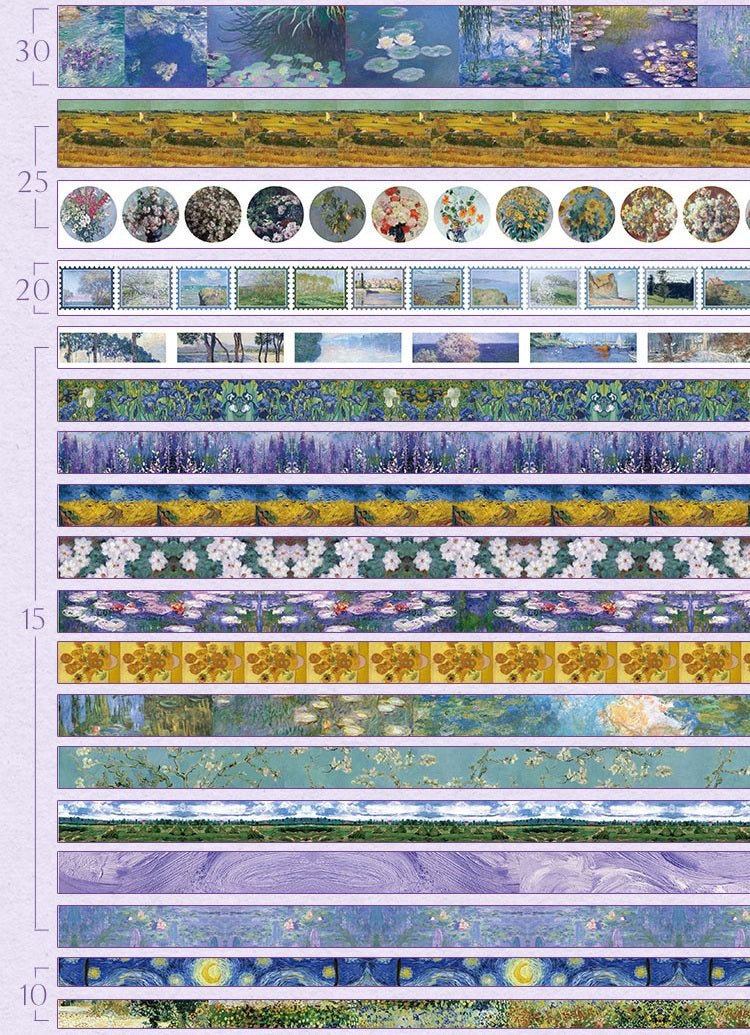 Washi Tape Collector Box – 18 Roll Set - The Kawaii Nest