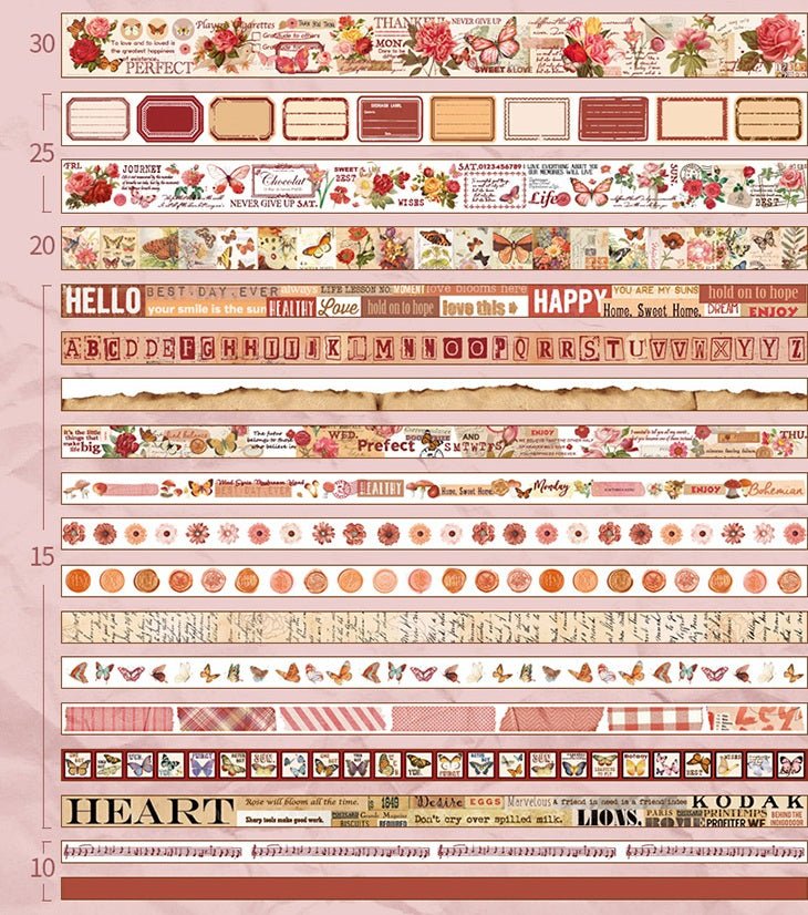 Washi Tape Collector Box – 18 Roll Set - The Kawaii Nest